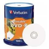 Dvd Virgen Torre 100 Und. Dvd-r 4.7gb Imprimible Verbatim