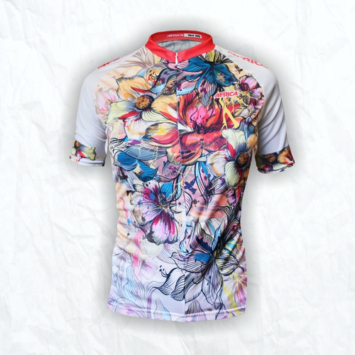 Jersey Ciclismo / Africa Flower Power / Remera Mtb