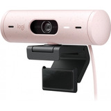 Webcam Logitech Brio 500 Full Hd 1080p 30fps 4mp Usb-c Rosa