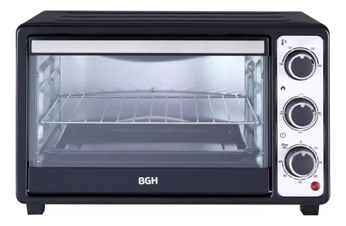 Horno Eléctrico Bgh Duo Bhe25m23n Negro De 25l Cts