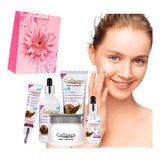 Kit Cuidado Facial Crema Sérum A Base De Caracol - Collagen