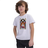 Camiseta Infantil Taro Gato Maine Coon