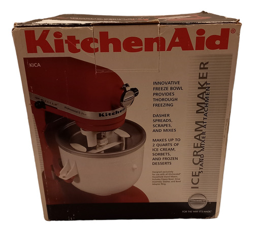 Kitchenaid Tazon Para Helado Original En Caja Kica