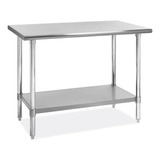 Mesa En Isla Cubierta Acero Inox 110x60x90 Marca Ferrinox