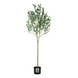 Arbol Artificial Realista De Olivo + Maceta De Regalo 1.8m 