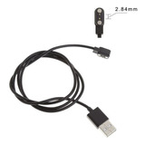 Cable Cargador Magnético 2 Pin 2.84 Mm Para Reloj Smartwatch