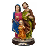 Figura Sagrada Familia, Resina Alta Calidad, Pintado A Mano