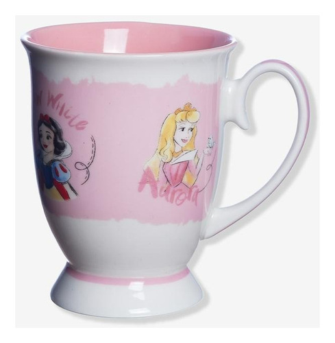 Caneca Disney Princesas Branca De Neve Bela Cinderela Ariel