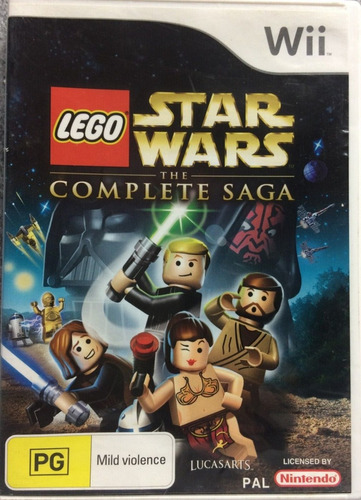 Jogo Lego Star Wars The Complete Saga Nintendo Wii Europeu!