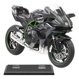 Kawasaki Ninja H2r Miniatura Metal Moto Con Luces Y Sonido