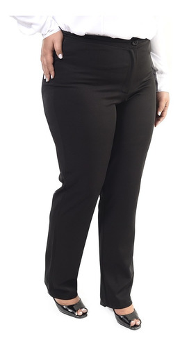 Calça Social Feminina Uniforme Plus Size Tamanhos Especiais