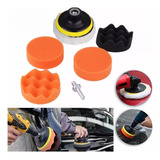 Kit 6 Piezas Auto Para Taladro Borlas Esponjas Pulir, M14