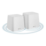 Sistema Smart Wi-fi Mesh Doble, 2,4 Ghz Y 5 Ghz B/g/n/a/ac/ Color Blanco