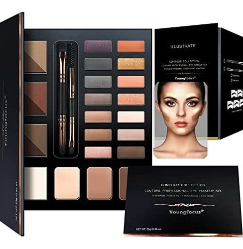 Paleta De Contorno De Maquillaje De Ojos Youngfocus Todo