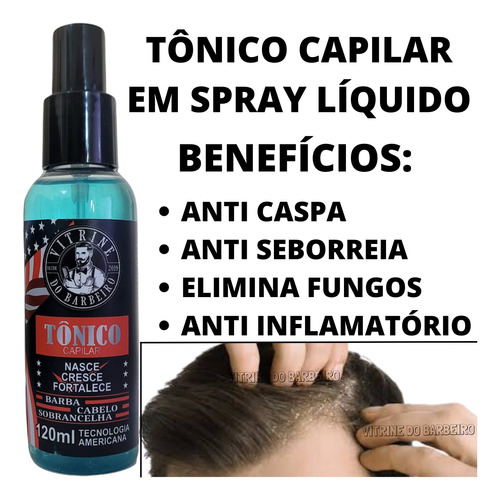 Tônico Fortalecedor Do Bulbo Capilar Anti Caspa Em Spray Top