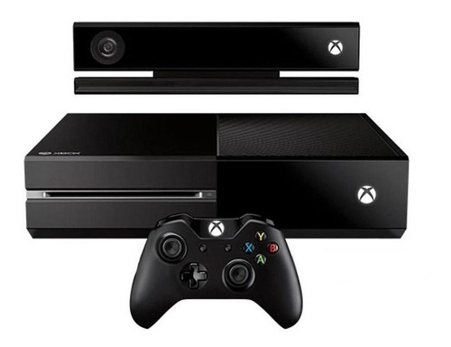 Microsoft Xbox One + Kinect 500gb Standard Cor  Preto