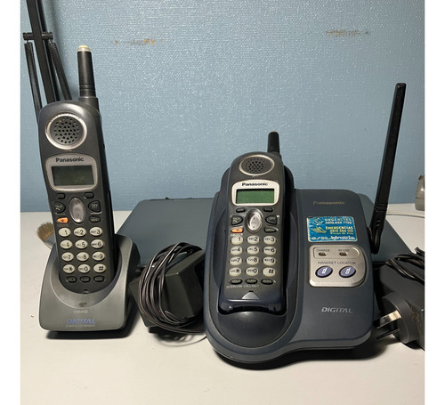 Teléfono Duo Panasonic- Intercomunicador-contestador-usado