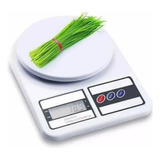 Balanza Digital De Cocina Electronica Hasta 10kg Blanca 