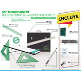 Kit Tablero De Dibujo Tecnico Atri + Accesorios Dozent 50x60