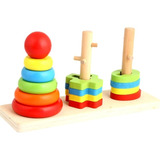 Juego Didáctico Montessori 3 En 1 Ensartes Con Dificultad 