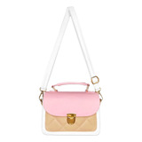 Bolso Mujer Dama Bolsa Manos Libres Girl Marca Karla Chacon Color Blanco