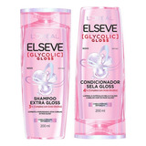 Kit Elseve Glycolic Gloss Shampoo + Condicionador 200ml