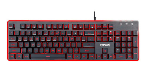 Teclado Gamer Membrana Redragon Dyaus K509rgb-sp Usb Pc