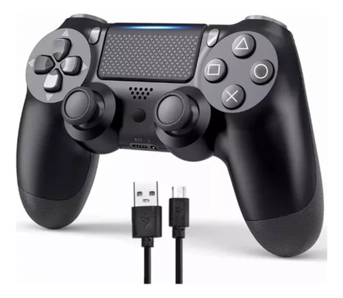 Control Inalámbrico Ps4 Compatible Con Play Station 4 Color Negro