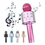 Microfone Sem Fio Bluetooth Karaoke E Alto-falante Divertido