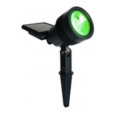 Luminária Solar Espeto Spot Solar Superled Abs 20lumen Verde