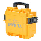 Estuche Invicta Dc3yel Color De La Correa Amarillo Color Del Bisel Amarillo