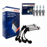 Kit Cables Y Bujias Bosch P/ Chevrolet Prisma Onix 1.4