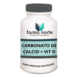 Carbonato De Cálcio 500mg + Vit D 400ui 90 Cap (manipulado)