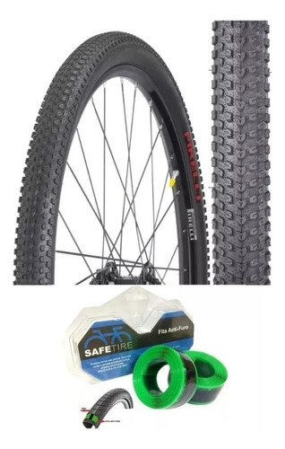 Par Pneu Pirelli Scorpion Pro 29 Aro Mtb + Fita Anti-furo