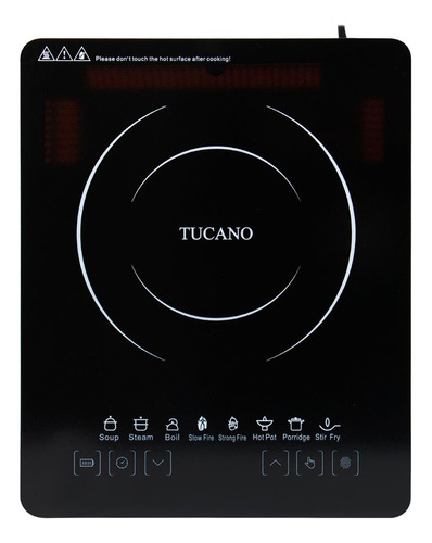 Fogão Eletrico Indução Cooktop 1 Boca 2200w Preto 110v/220v