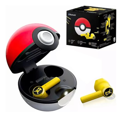 Audífonos Inalámbricos Hi-fi Bluetooth De Pokémon Pikachu