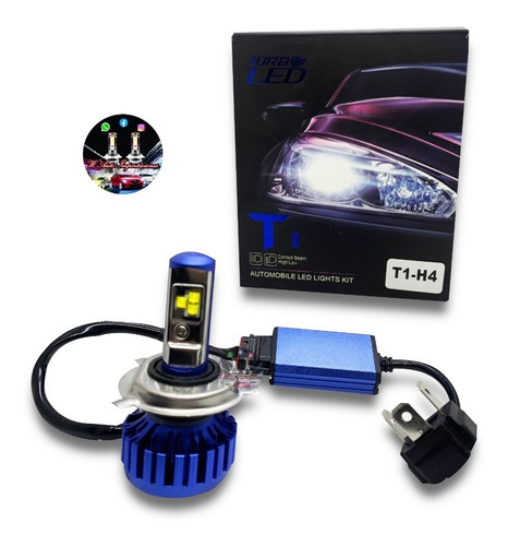 Bombillo Led H4 Turbo Led 8000 Lumens Moto Y Carro 12-24 V