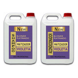 5 Litros Shampoo Matizador + 5 Litros Acondicionador Violeta