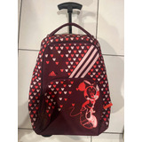 Mochila adidas Original De Minnie Mouse - Con Rueditas