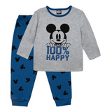 Pijama Niño Mickey Happy Azul Disney