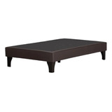 Base Cama Completa 1 Plaza Rosen 0.9x2.00m Café Moro