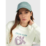 Gorra Verde Con Logo Calvin Klein De Mujer