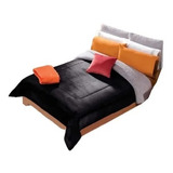 Cobertor Borrega Andromeda King Size Poliester Negro Concord