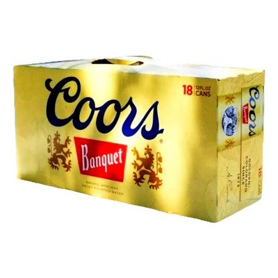 Cerveza Coors Golden  Banquet 18 Pack Lata 354.88 Ml | MercadoLibre