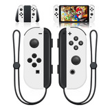 Set De Control Joy-con Joystick Inalámbrico Nintendo Switch Color Blanco