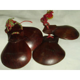 Castañuelas Infantiles Madera  Españolas