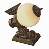 Diseño Toscano Steampunk Dirigible Escultura Iluminada