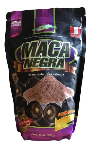 Maca Negra En Polvo Peruana - Unidad a $90000