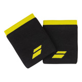 Muñequeras Babolat Logo Jumbo Negro/amarillo