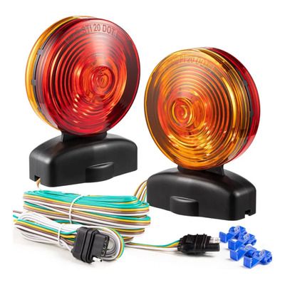 Kit 2 Luces Led Remolque Magnética Tiron Completo 12 Voltios | Envío gratis